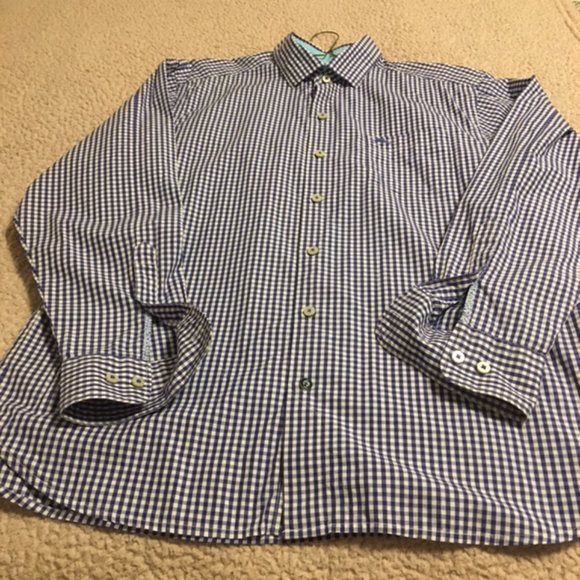 Men's Like New Tommy Bahama L/S Shirt Size M - Picture 4 of 10